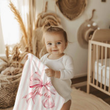 Roze Strik met Lint Personalized