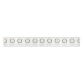 Roze Strik Monogram Krans Kerstmis Grosgrain Lint (Voorkant)