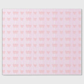 roze strik ontwerp cadeaupapier (Vlak)