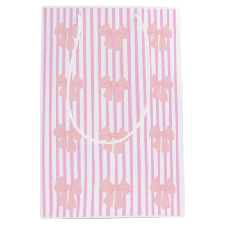 roze strik ontwerp medium cadeauzakje