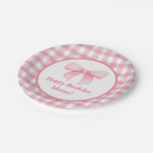 Roze Strik Papier Bord  (Gekanteld)