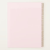 Roze strik quote 2026 planner (Achterkant)