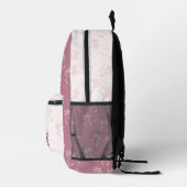 Roze Strik Roze Coquette Aangepast Script Naam Bedrukte Rugzak (Rechts)