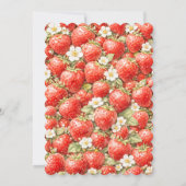Roze Strik Rozenbaby Shower Kaart (Achterkant)