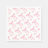 Roze Strik  Servet (Voorkant)