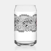 roze strik stijl blikvorm glas (Voorkant)