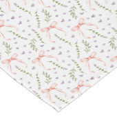 Roze Strik Tafel Runner Korte Tafelloper (Hoek)
