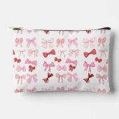 Roze strik toilettas | Schattigee Girly Ribbon Tra Etui (Voorkant)