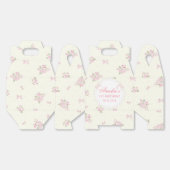 Roze strik verjaardagsfavorietdozen in coquette-st bedankdoosjes (Ongevouwen)