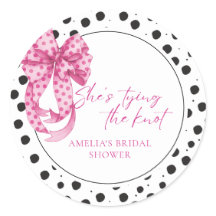 Roze strik Zij Knoopt het Bruiloftsfeest 