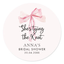 Roze Strik Zij Knoopte De Knoop Bruidsfeest