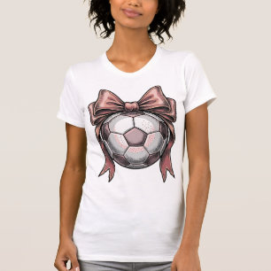 Roze Strikbal Voetbal Vintage T-shirt