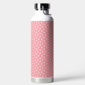 Roze Strikdaspatroon Waterfles (Links)