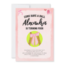 Roze Strikersoftbal Verjaardagsfeestje