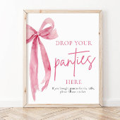 Roze Striking Lint Hier Spelbord Poster
