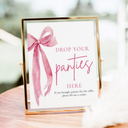 Roze Striking Lint Hier Spelbord Poster