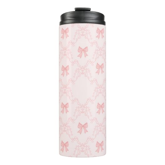 Roze Striking Notebook – Schattig & Vrouwelijk Dag Thermosbeker (Voorkant)