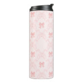 Roze Striking Notebook – Schattig & Vrouwelijk Dag Thermosbeker (Gedraaid links)