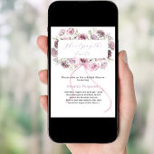 Roze strikje bloemen Ze bindt het knoop Vrijgezell Kaart