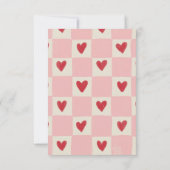 Roze strikje meisjes willen gewoon een 1e verjaard kaart (Achterkant)