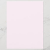 Roze Strikjes Baby Shower Bingo Flyer (Achterkant)