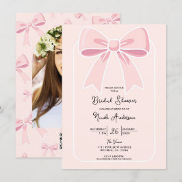Roze Strikjes Schattig Coquette Cottage Chic Bruil Kaart