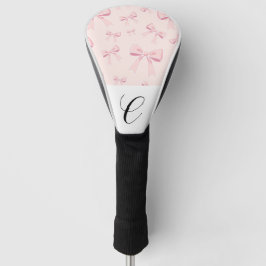 Roze Strikjes Schattig Flirterig Cottage Stijl Golfheadcover