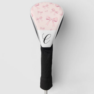 Roze Strikjes Schattig Flirterig Cottage Stijl Golfheadcover
