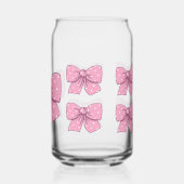 roze strikken blikvorm glas (Achterkant)