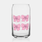 roze strikken blikvorm glas (Rechts)