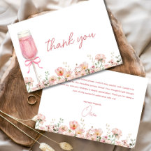 Roze Strikken Bloemblaadjes & Prosecco Blush Bruid