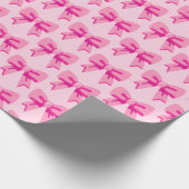 Roze Strikken Cadeaupapier (Hoek)