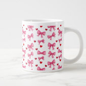 Roze Strikken Grote Koffiekop (Rechts)