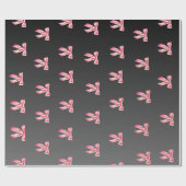 Roze strikken | Luxe bruiloften Cadeaupapier (Vlak)