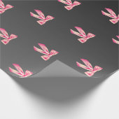 Roze strikken | Luxe bruiloften Cadeaupapier (Hoek)