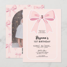 Roze Strikken Schattig Coquette Cottage Chic 1e Ve Kaart