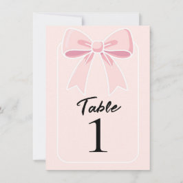 Roze Strikken Schattig Coquette Cottage Chic Tafel Kaart