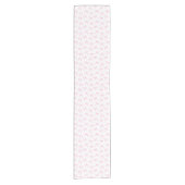 Roze Strikken Tafel Runner Korte Tafelloper (Voorkant)