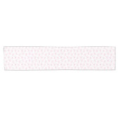 Roze Strikken Tafel Runner Korte Tafelloper (Horizontaal)