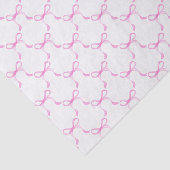 Roze Strikpapier Met Strikjes, Verjaardagsfeestje Tissuepapier (Detail)