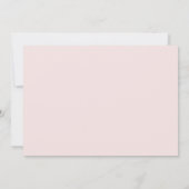Roze Strikparels & Prosecco Bruiloftsborrel Bedankkaart (Achterkant)