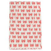 Roze Strikpatroon Cadeautas (Voorkant)