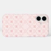 Roze Strikpatroon Case-Mate iPhone Case (Achterkant (horizontaal))