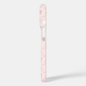 Roze Strikpatroon Case-Mate iPhone Case (Achterkant / Links)