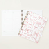 roze strikpatroon planner (Display)
