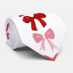 roze strikpatroon stropdas