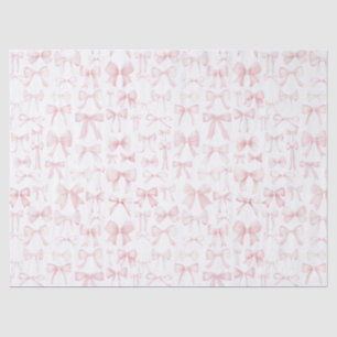 roze strikpatroon tissuepapier