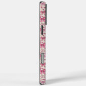 Roze Strikte Boog Doodle Patroon Coquette Stijl Case-Mate iPhone Case (Achterkant / Rechts)