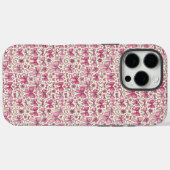 Roze Strikte Boog Doodle Patroon Coquette Stijl Case-Mate iPhone Case (Achterkant (horizontaal))