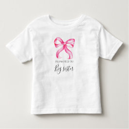 Roze Strikte Coquette Baby Shower Oudere Zus Kinder Shirts